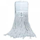 ABCO #24 4 Ply Cut End Cotton Mop Wide Band w/ White Mop Tape 12 / cs